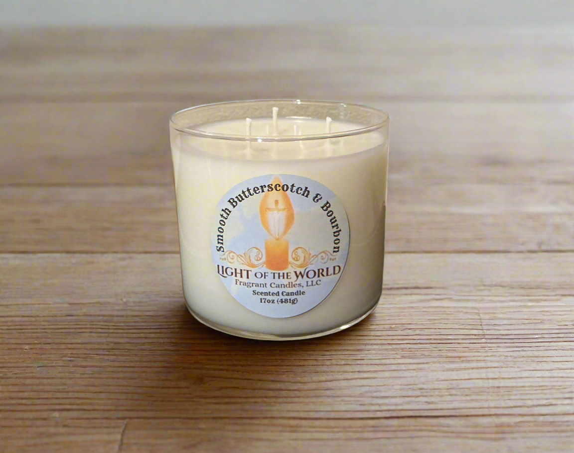 Smooth Butterscotch & Bourbon 17oz Candle