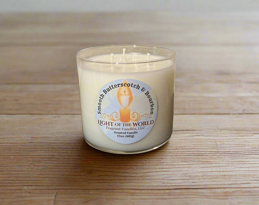 Smooth Butterscotch & Bourbon 17oz Candle