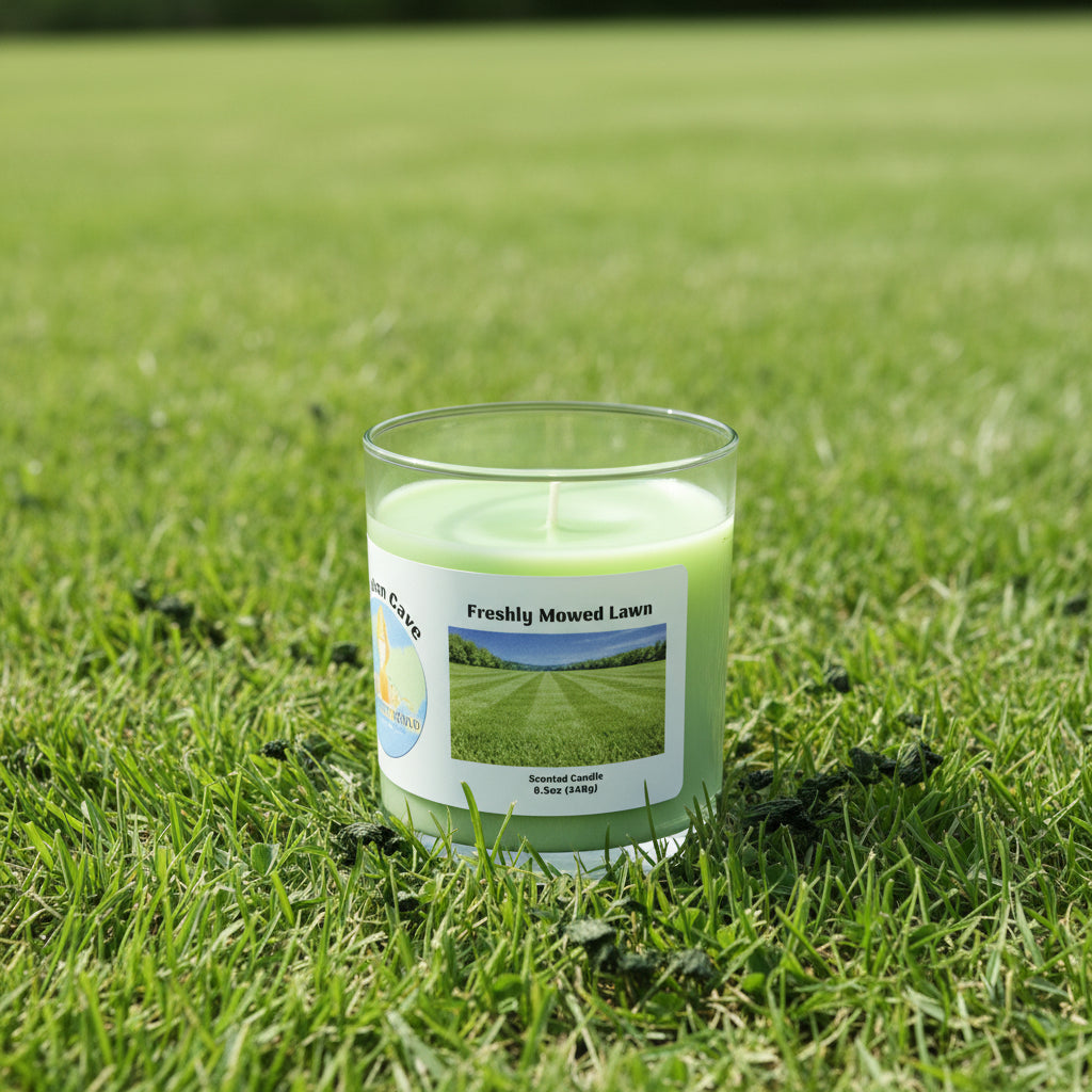 Freshly Mowed Lawn 8.5oz Candle (Series II, Multi-phase tested)