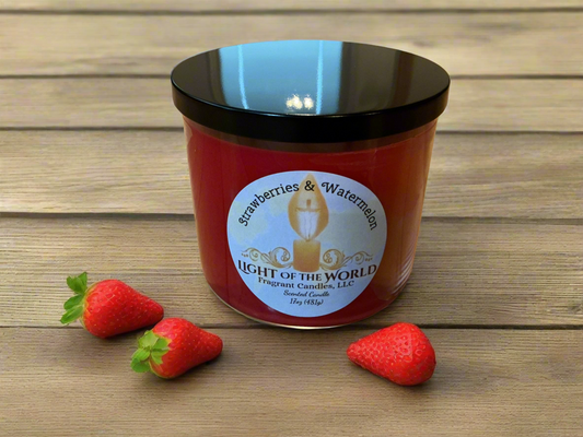 Strawberries & Watermelon 17oz Candle