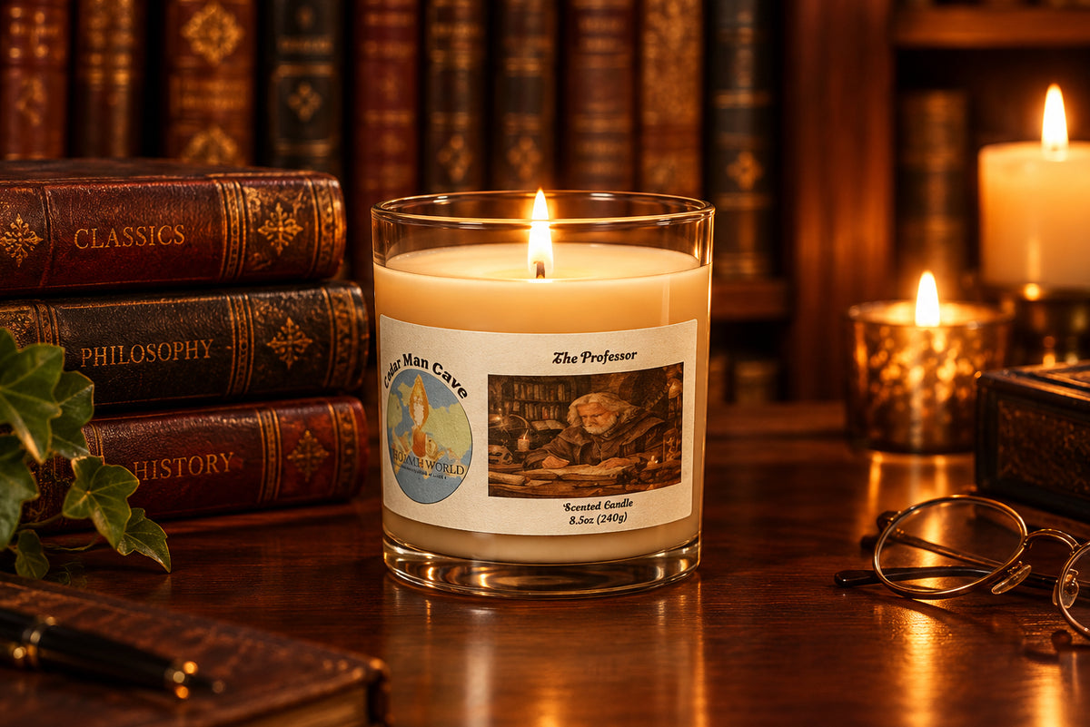 The Professor 8.5oz Candle (Series II, Multi-phase tested)